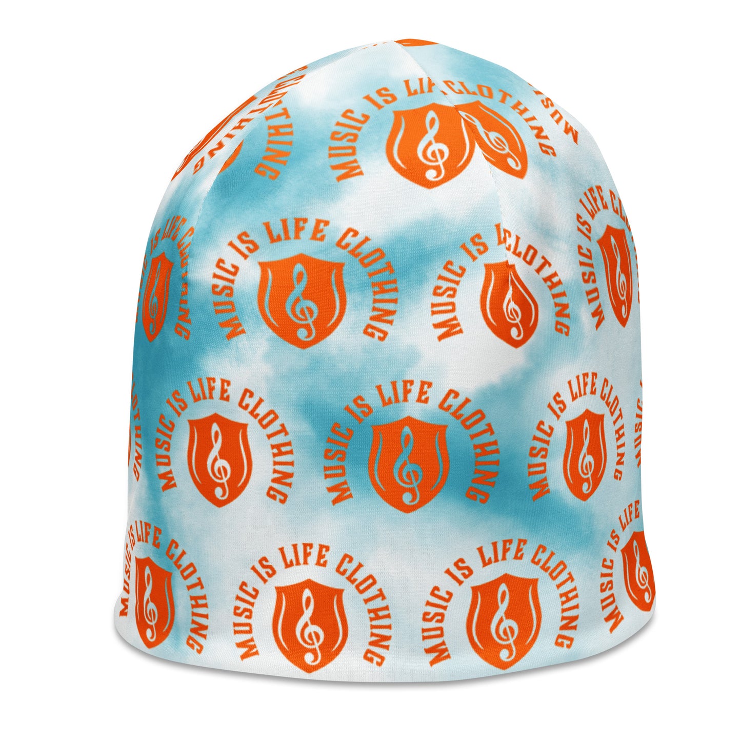Cloudy Music Day Beanie