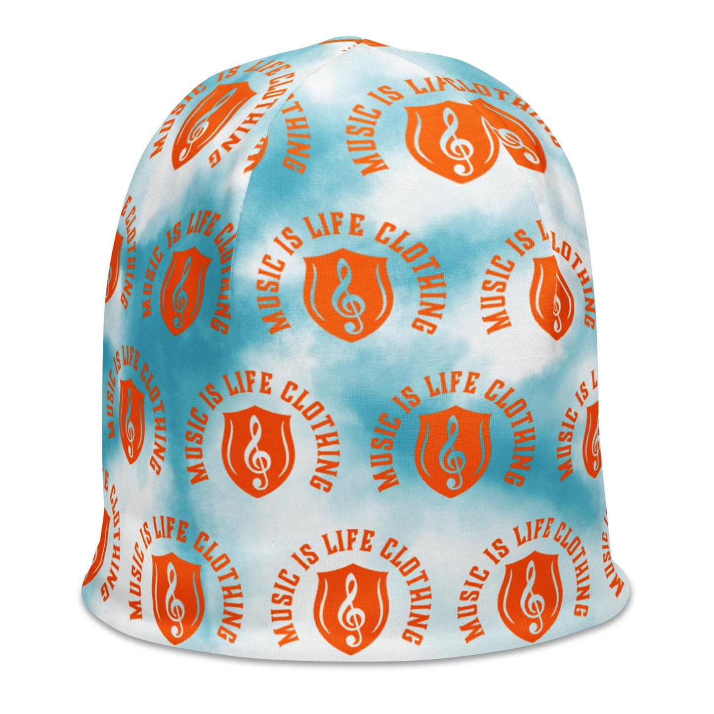 Cloudy Music Day Beanie