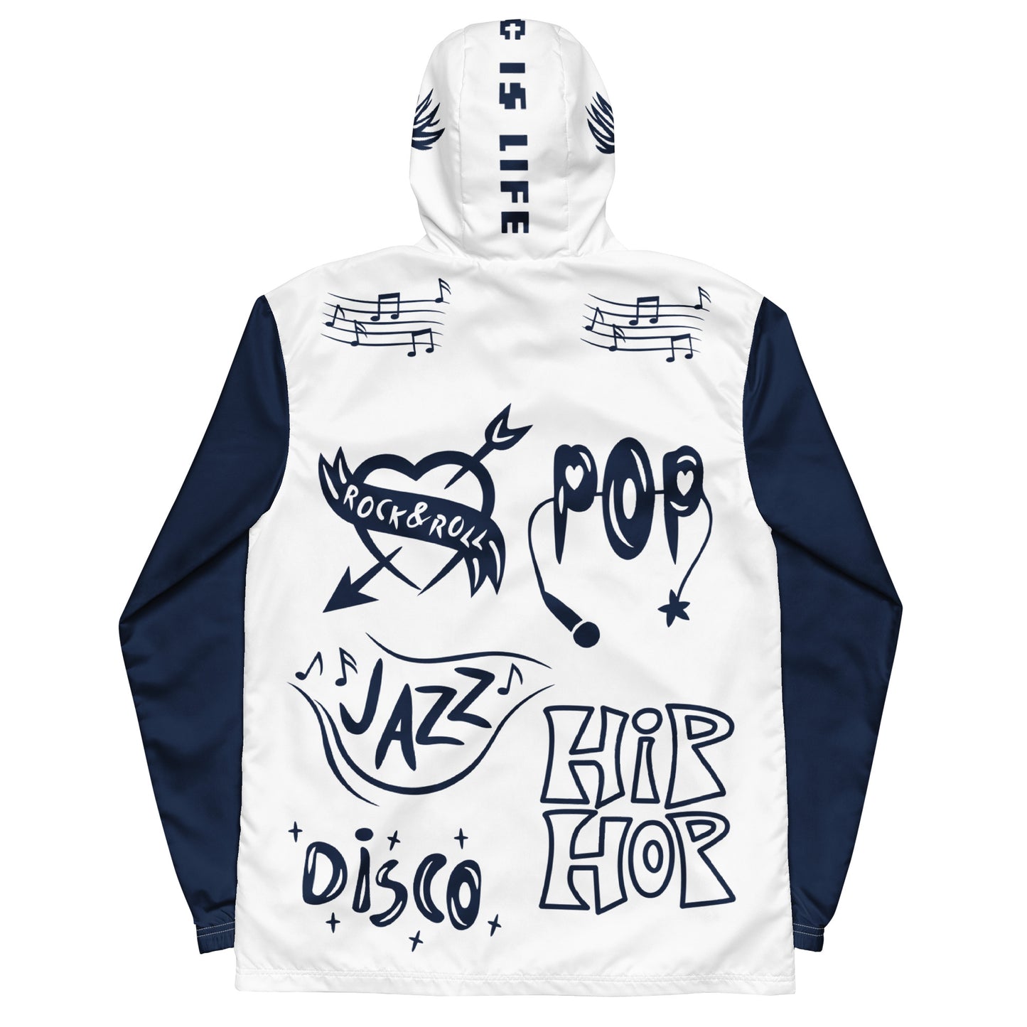 Midnight Navy Double Wildstyle Windbreaker