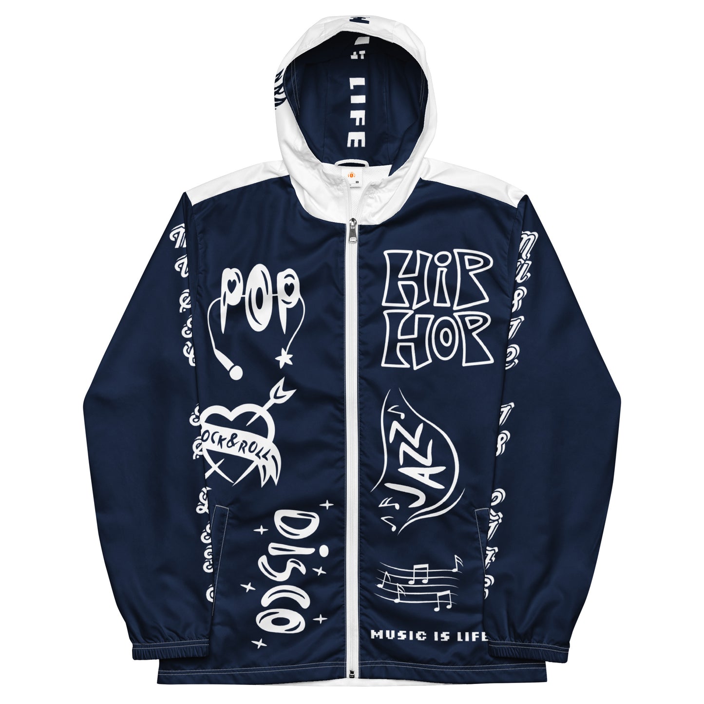 Midnight Navy Double Wildstyle Windbreaker