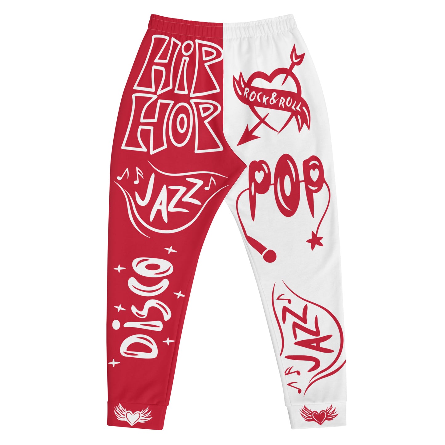 Cherry Red Double Wildstyle Joggers