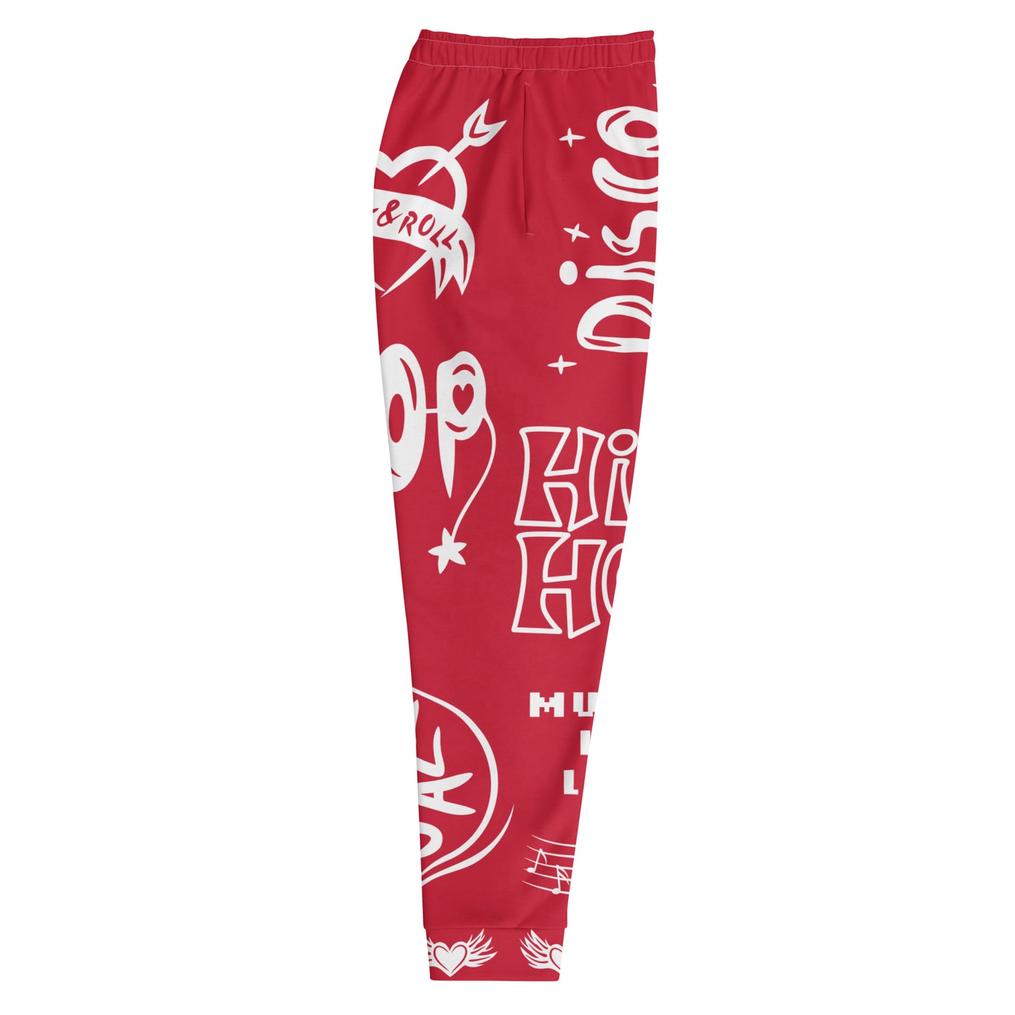 Fire Red Triple Wildstyle Joggers