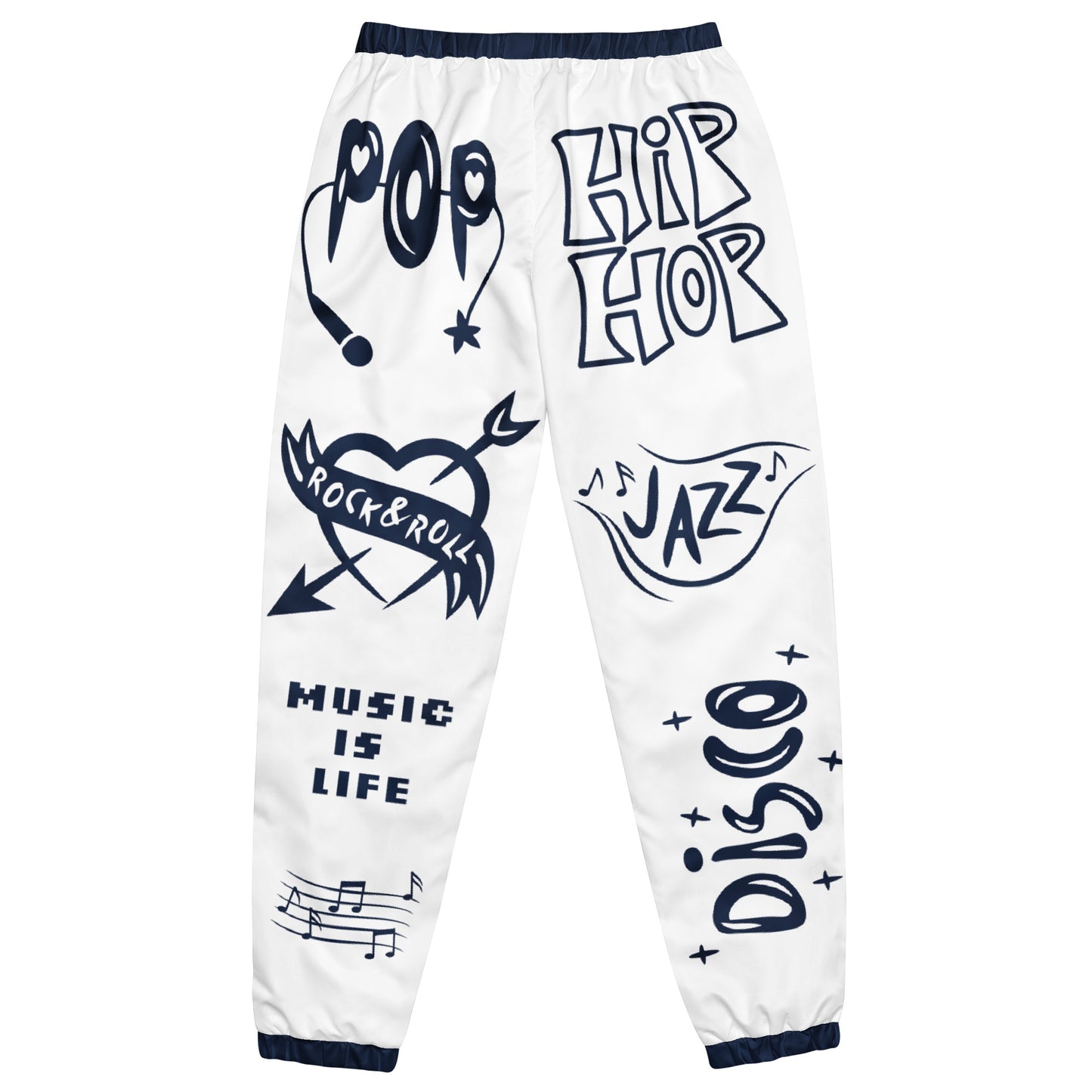 Midnight Navy Double Wildstyle Track Pants