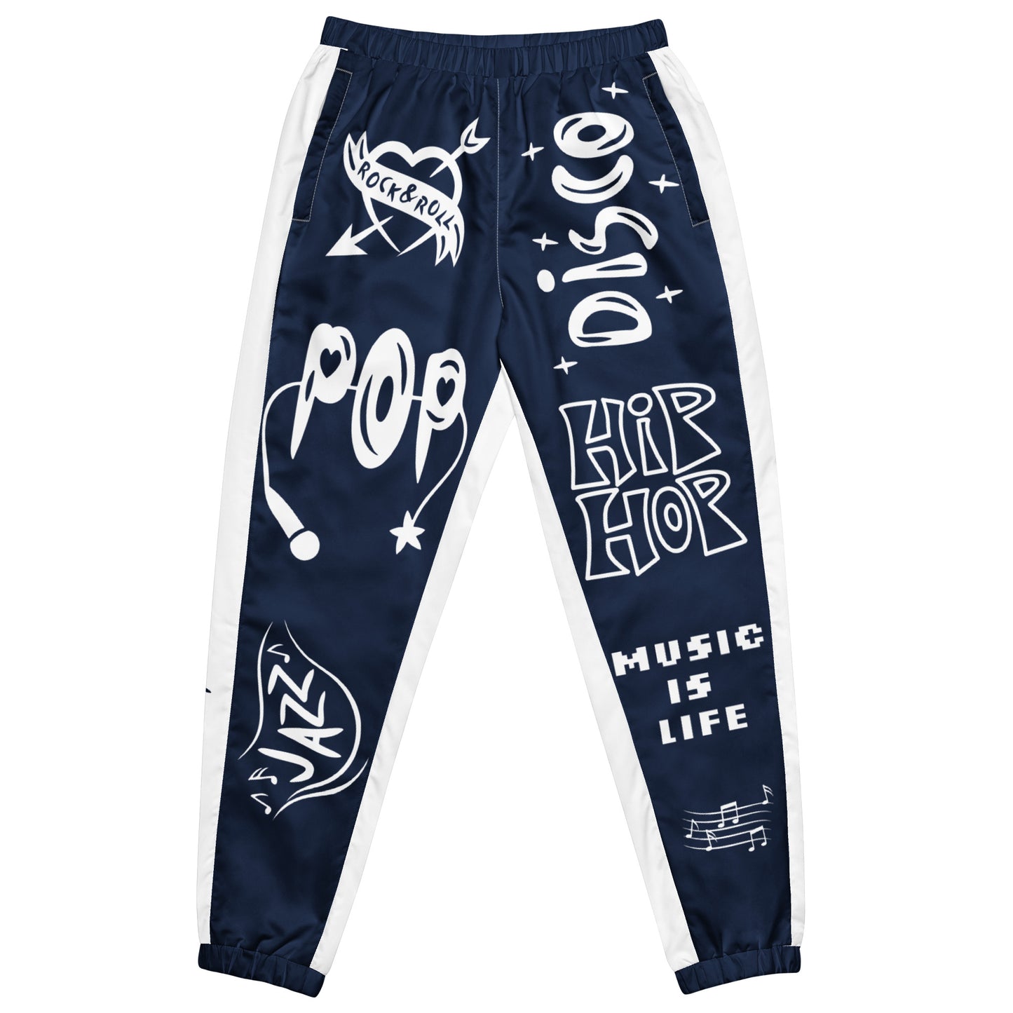 Midnight Navy Double Wildstyle Track Pants