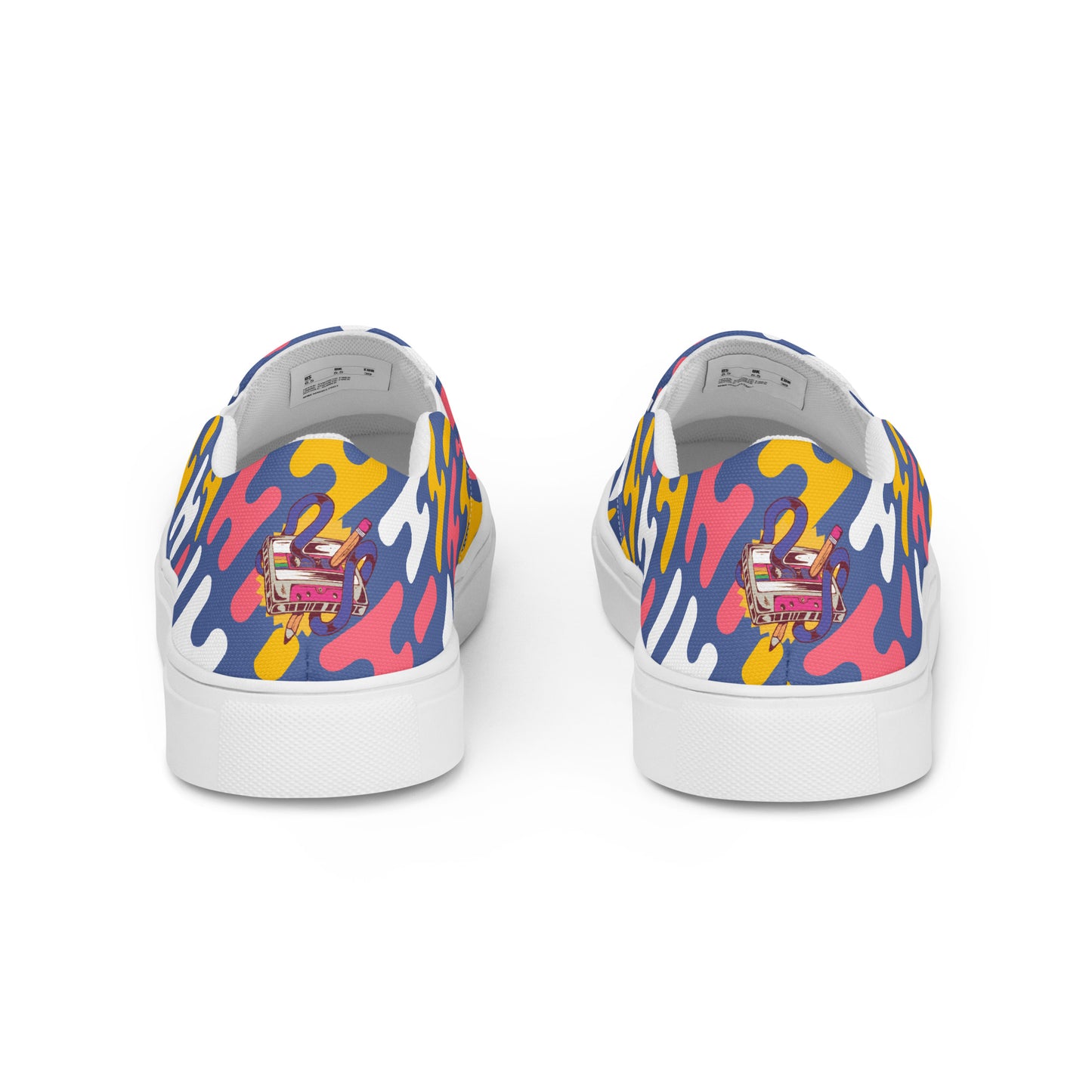 Wacky Vintage Slip-On Canvas Shoes