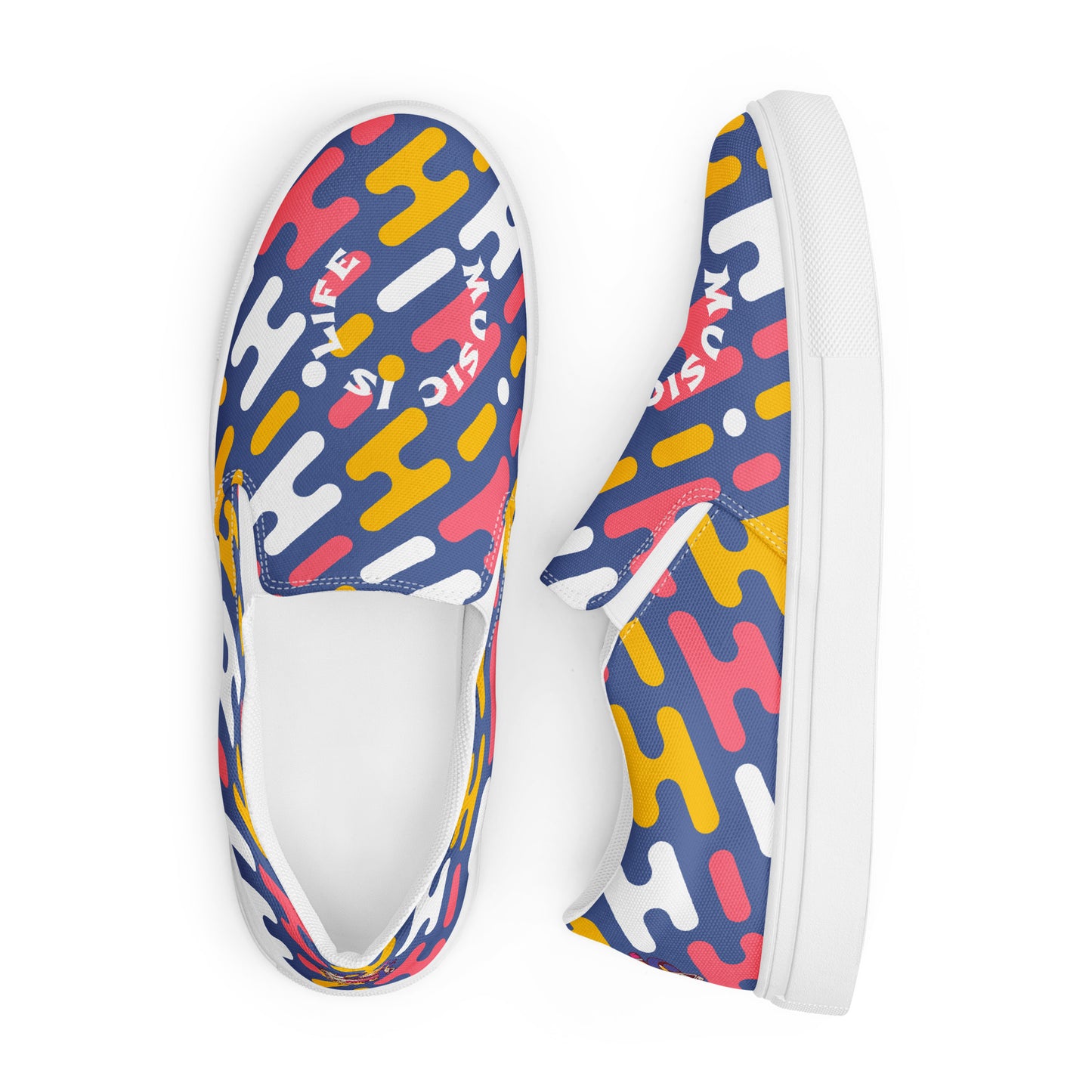 Wacky Vintage Slip-On Canvas Shoes