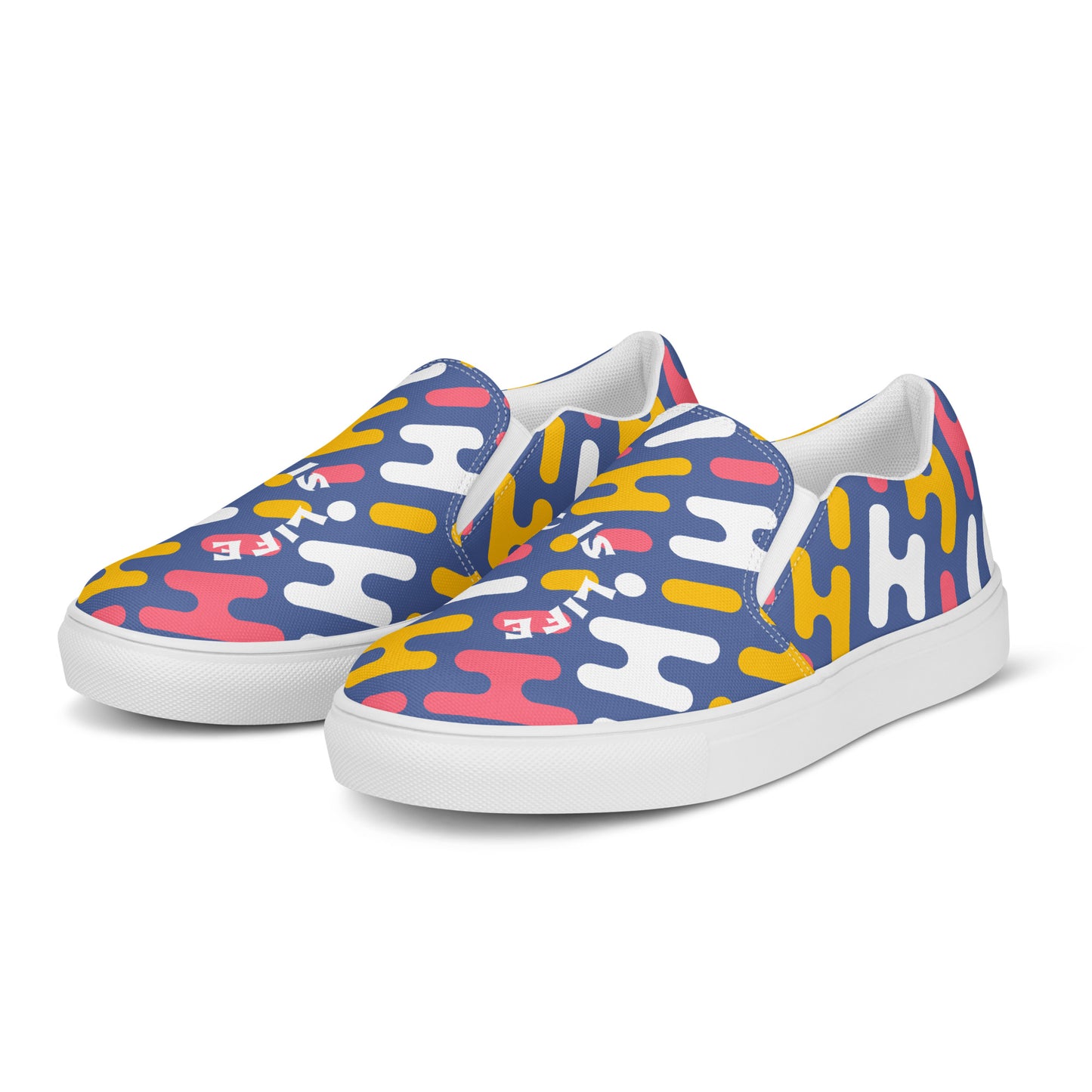 Wacky Vintage Slip-On Canvas Shoes