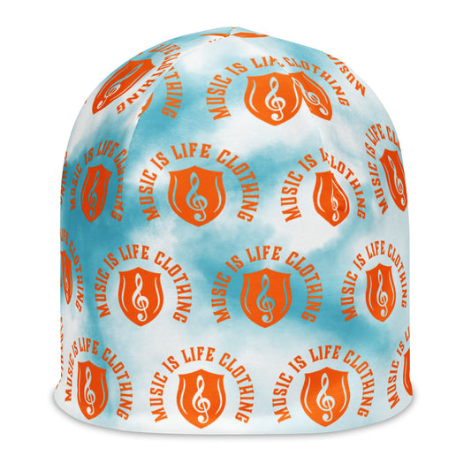 Cloudy Music Day Beanie