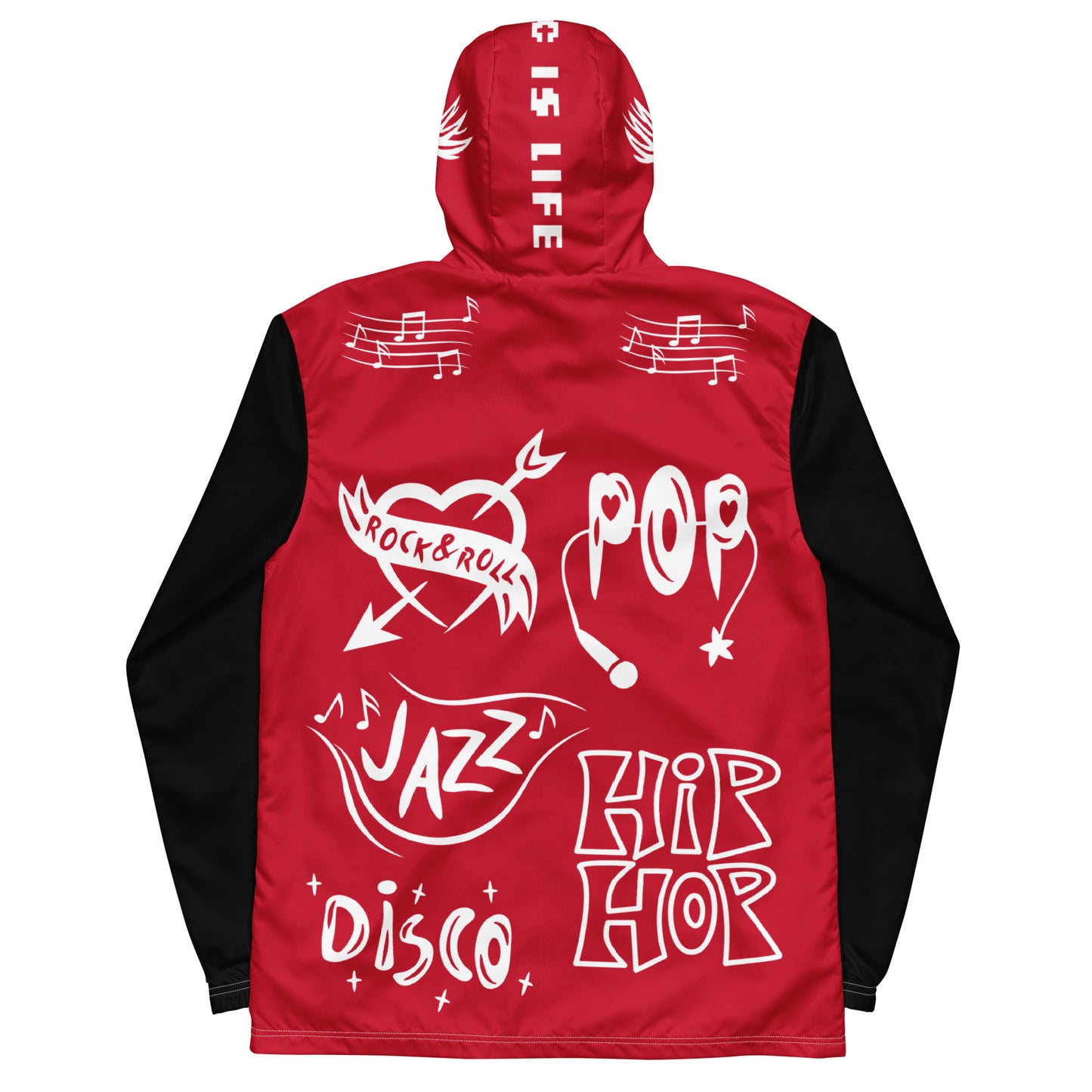 Fire Red Triple Wildstyle Windbreaker