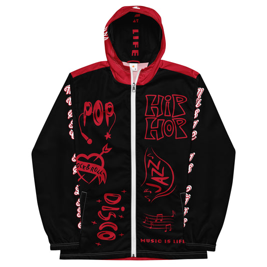Fire Red Triple Wildstyle Windbreaker
