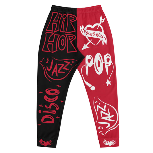 Fire Red Triple Wildstyle Joggers