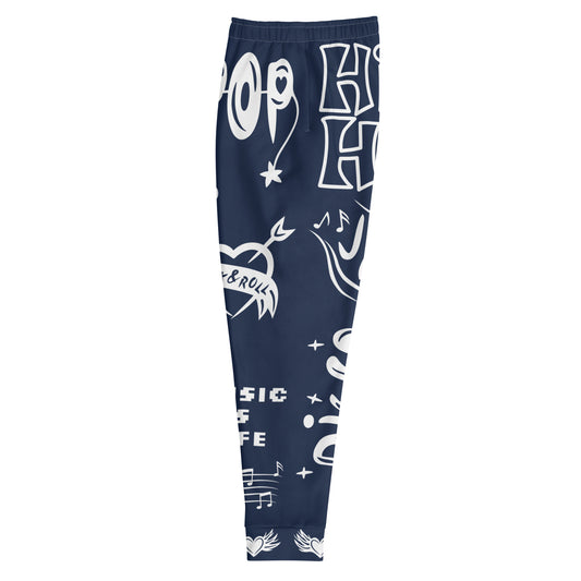 Midnight Navy Double Wildstyle Joggers