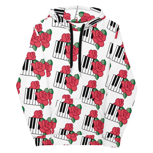 Piano Love Graphic Hoodie