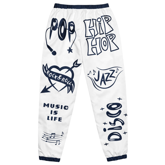 Midnight Navy Double Wildstyle Track Pants